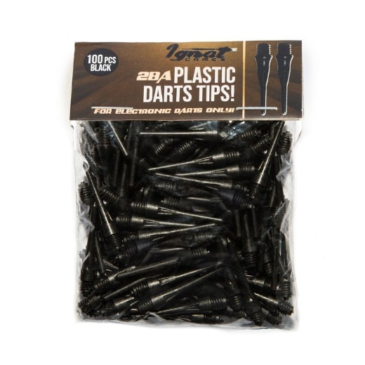 100 Black Plastic Tips